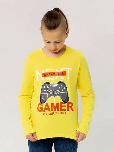 Лонгслив "Gamer" Жёлтый арт. дк69жй